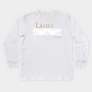 County Laois, Celtic Design, Ireland Kids Long Sleeve T-Shirt